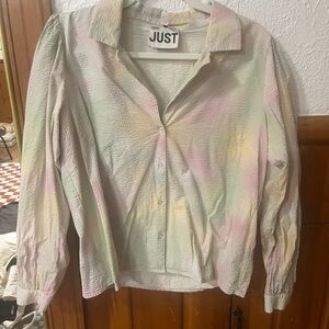 Women's Pastel Button-Up Top